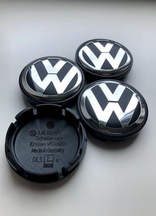 Колпачки заглушки на литые диски Фольсваген VW 56мм 1J0 601 171