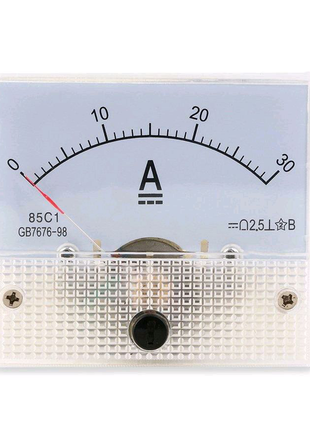 Амперметр стрелочный постоянного тока на 30A  серія  85С1