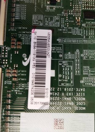 Samsung UE55MU6500U main BN94-12394N main системная плата теле...