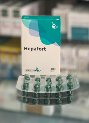 Hepafort Гепафорт лікування печінки 30 капс Єгипет Hepato-Forte