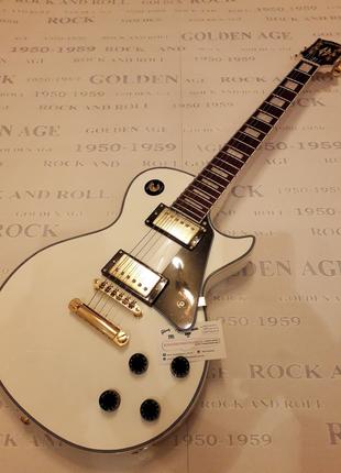 Электрогитара Gibson Les Paul Custom White Alpine China