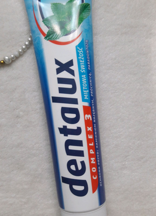 Dentalux зубна паста м'ятна 125 мл Німеччина Денталюкс