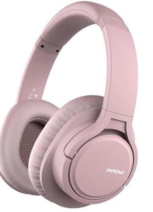 Беспроводные наушники Mpow H7 с микрофоном Розовые УЦЕНКА