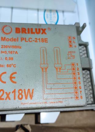 Електронний Балласт 2х 18w Brilux PLC-218E (демонтаж)