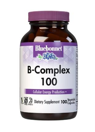 В-Комплекс 100, Bluebonnet Nutrition, 100 вегетарианских капсул