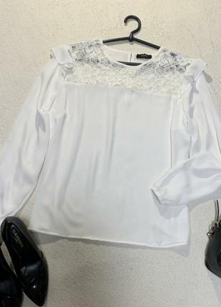 Шикарная белая блуза