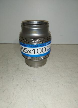 Гофра глушителя Euroex 55x100 3-х слойная