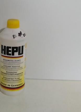 Антифриз G11 жёлтый концентрат 1.5л HEPU (-80)