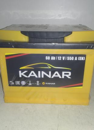 Аккумулятор 60Ah-12v KAINAR Standart+ 550A R (Правый+ Евро)