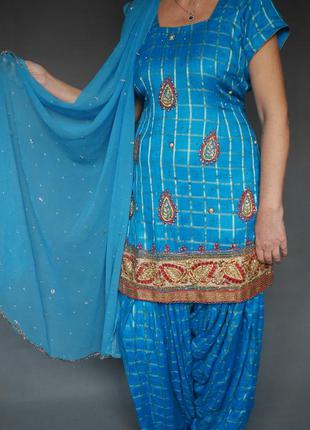 Індійський костюм, пенджабі, сарі.