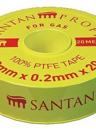 Фум лента SANTAN для газа PROFI 19 мм*0,2 мм*20 м