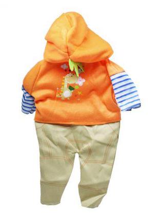 Одежда для пупса "Yale Baby" Динозаврик (оранжевый)