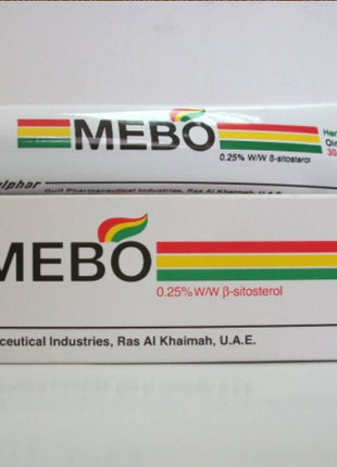 Mebo Мебо 0,25% мазь загоювальна від опіків рубців 30 гр Єгипет