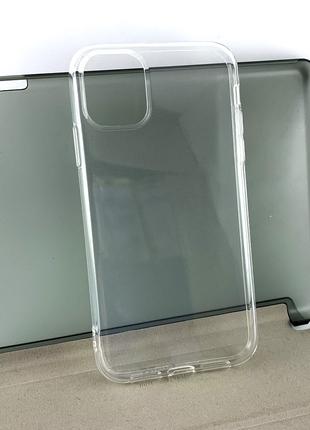 Чехол на iPhone 11 накладка бампер силиконовый Avantis прозрач...