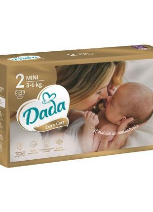 Підгузники Dada Extra Care 2 MINI (3‑6 кг) – 43 шт