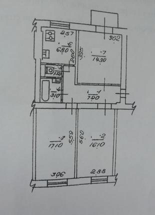 Сталинка -3к. Гагарина Юрия пр.10/2 ст.м.Черниговская