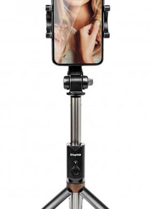 Трипод Dispho WS-18002 Selfie Stick Tripod Bluetooth Black (DS...