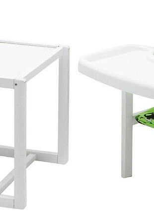 Стульчик- трансформер Babyroom Пони-240 белый пластиковая стол...