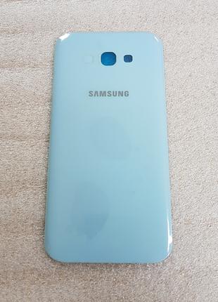 Задняя крышка для Samsung Galaxy A7 2017 A720 голубая