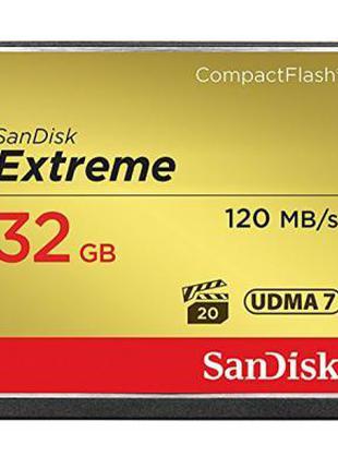 Карта памяти SanDisk 32Gb Compact Flash Extreme (SDCFXSB-032G-...