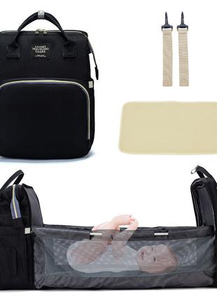 Рюкзак-кроватка для мам Living Traveling Share Black