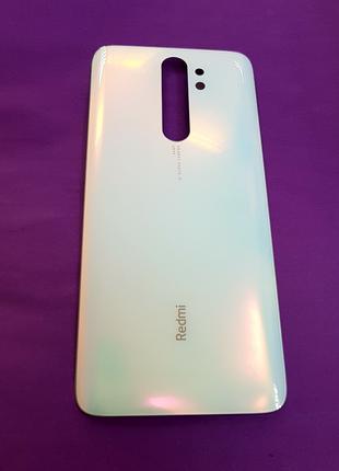 Задняя крышка для Xiaomi Redmi Note 8 Pro белая (стекло)