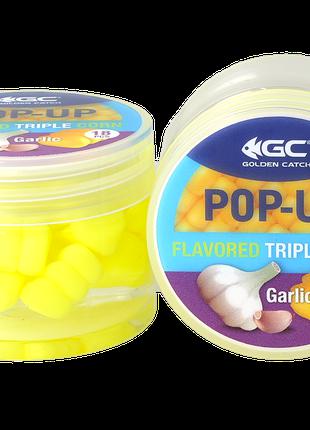 Кукуруза GC Pop-Up Triple Flavored(18шт)Garlic