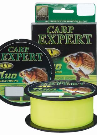 Рибальська волосінь Carp Expert UV Fluo Yellow 300 м 0.30 мм 1...