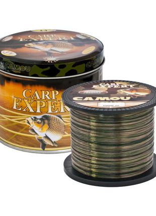 Рибальська волосінь Carp Expert Camou 1000 м 0.25 мм 8.6 кг (E...