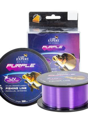 Рибальська волосінь Carp Expert UV Purple 300 м 0.25 мм 8.9 кг...