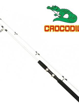 Спиннинг штекерный Crocodile 2.1м 100-250г белый