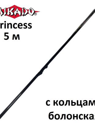 Удочка Mikado Princess 5 м с кольцами 10-30г болонская поплаво...