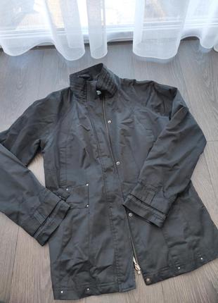 Ветровка куртка осенняя весенняя черная 44 46 размер