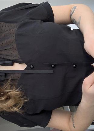 Блуза в готическом стиле винтажная