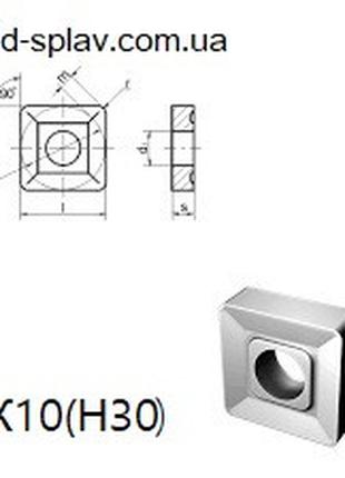 03114-190612 Т5К10(Н30) Пластина твердосплавная квадрат