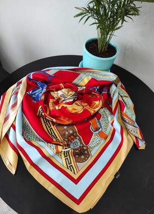Большой шелковый платок шарф