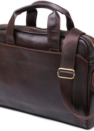 Чоловіча шкіряна сумка-портфель Vintage 20679 Коричневий