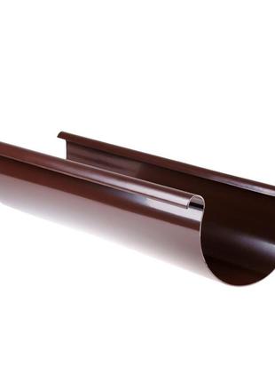 Желоб водосточный Profil коричневый 90 мм (3 м)