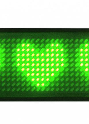 Светодиодный (LED) бейдж зеленый