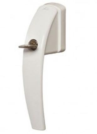 Ручка віконна Roto Swing Secustik з ключем біла R07.2 RAL9016