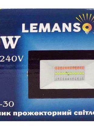 Светодиодный прожектор цветной RGB 30Вт IP65 Lemanso LMP76-30 ...