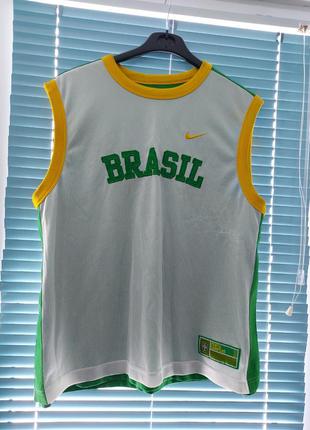 Баскетбольна футболка nike (brasil,  penta campeao)
