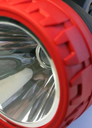 Мощный аккумуляторный фонарь, 9LED фонарик WX-2827, 3W светодиод