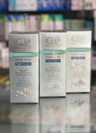 Eva Skin Clinic White Pearl Ева отбеливающий ночной крем 50 мл