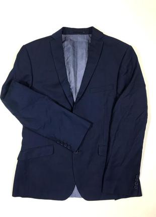 Темно-синій чоловічий піджак limehaus 50 розмір м
