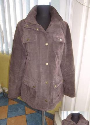 Оригинальная женская замшевая куртка gil bret. сша. лот 857