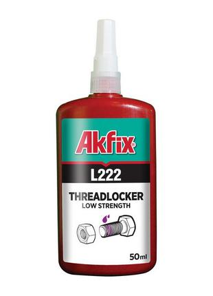 Фиксатор резьбы анаэробный низкой прочности AKFIX 50 мл L222