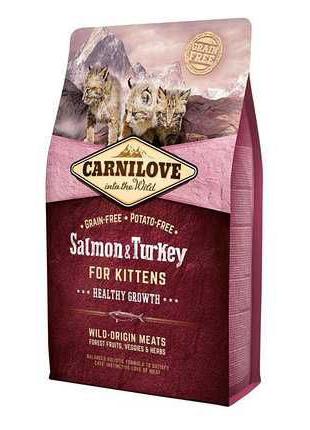Корм для котят Carnilove Cat Kitten Salmon&Turkey 6 кг