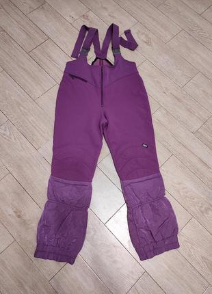 Лыжные штаны etirel фирменные фиолетовые под низ сноуборд лижн...