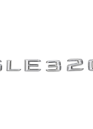 Хромированная Эмблема Шильдик надпись GLE320 Мерседес Mercedes